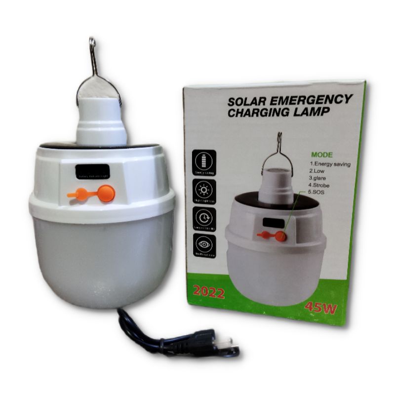 Lampu Solar Tenaga Surya LED BULB LIGHT Emergency 45W Lampu Camping