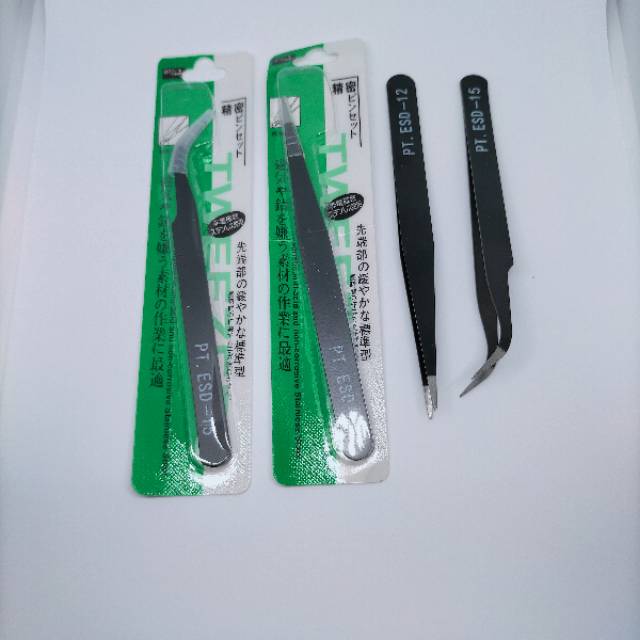 PINSET / TWEEZER VETUS , LAIWANG , GOOI  for EYELASH EXTENSION , SAMBUNG BULU MATA, LASH LIFT