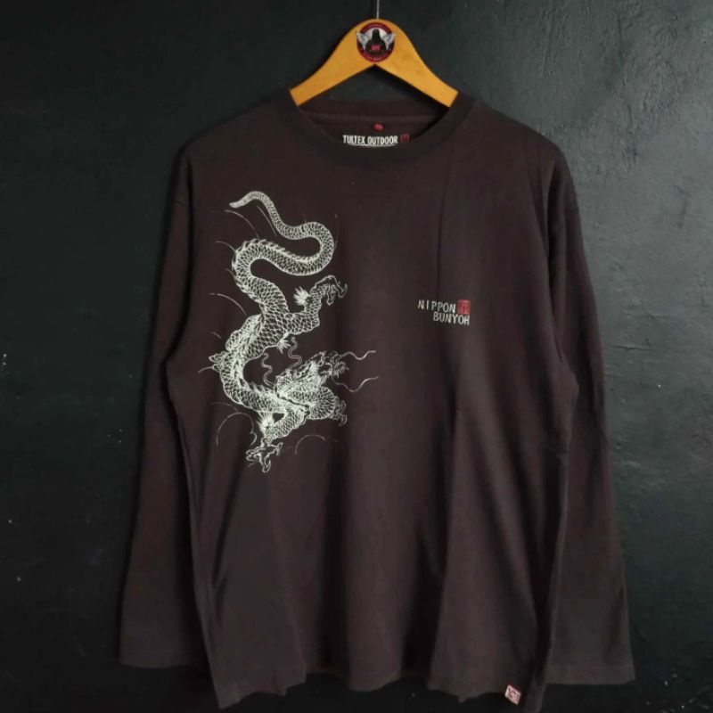 Longsleeve Sukajan Vintage Japan Tultex Nippon bunyoh