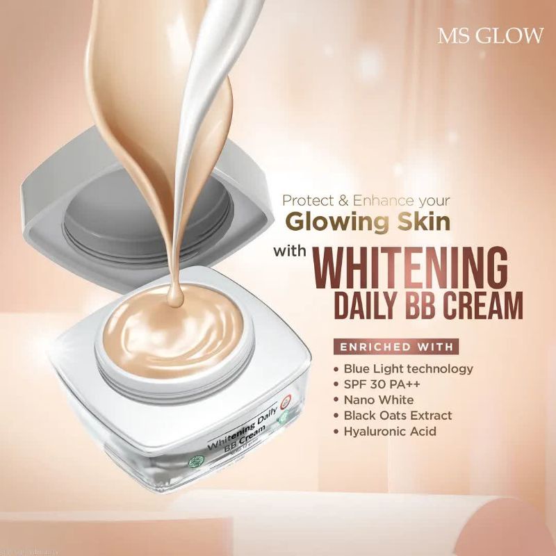 Ms Glow Whitening Day Cream &amp; BB Cream Original