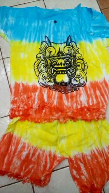 BIG SALE Setelan Anak Boom Barong Pelangi Murah