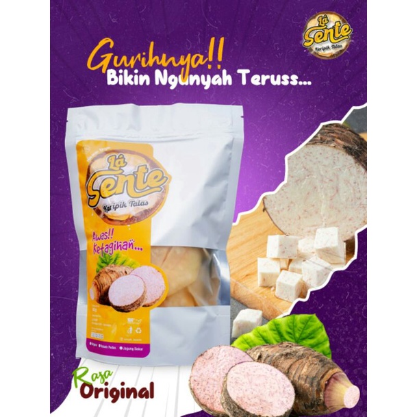 

Keripik Talas La Sente (Original, Balado, Pedas, Jagung Bakar)