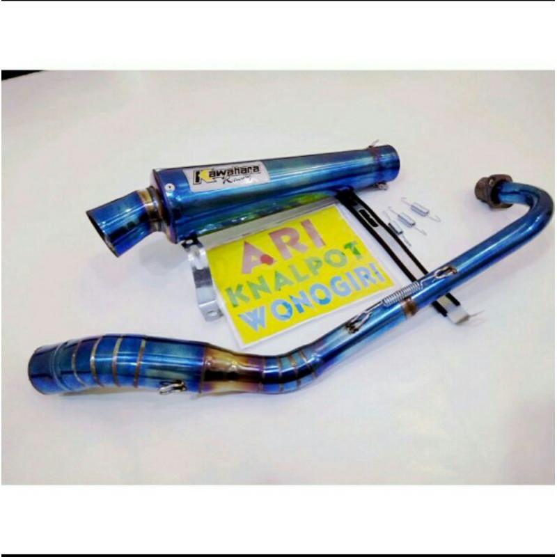 knalpot Kawahara bluemoon kolong Jupiter Z Vega Shogun Supra bebek kharisma
