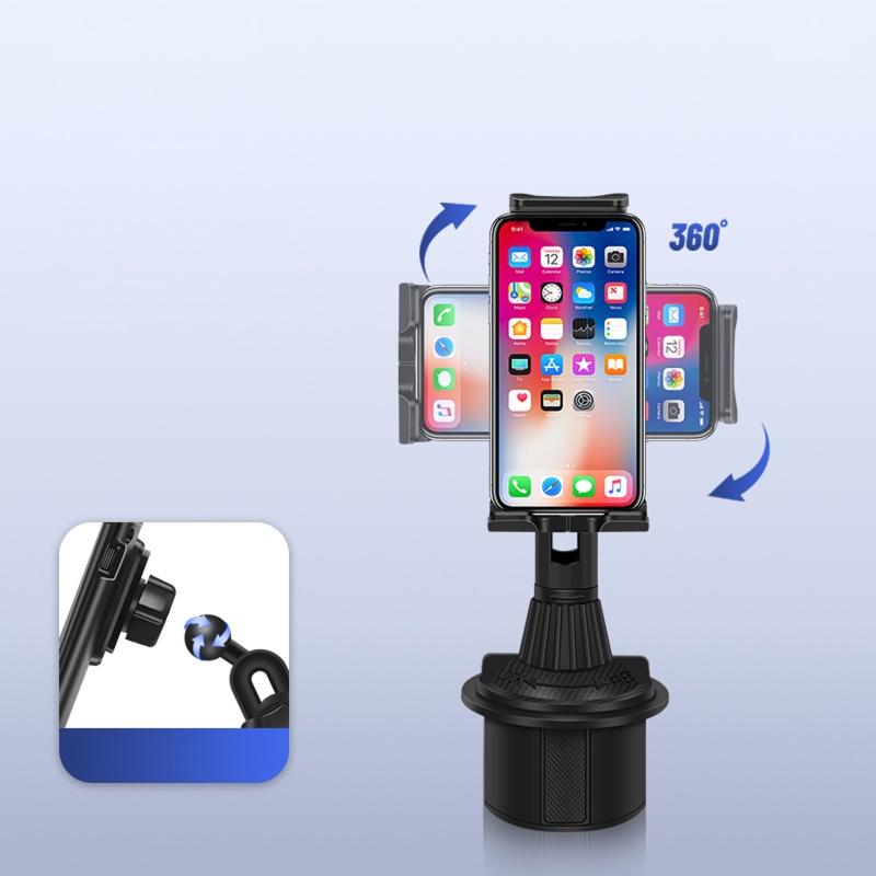 VIVI   Car Cup Holder Phone Mount Universal Adjustable Automobile Cup Holder Smart Phone Cradle for 4-13&quot; Mobile Phone Tablet