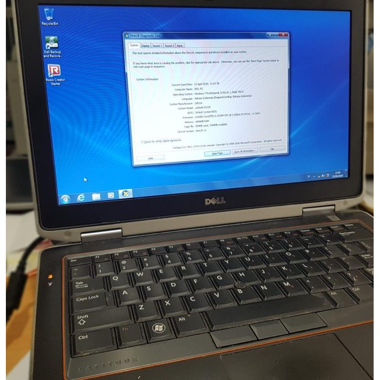 Laptop Dell Latitude E6320 Core i5 dan Laptop Dell E43029G core i7