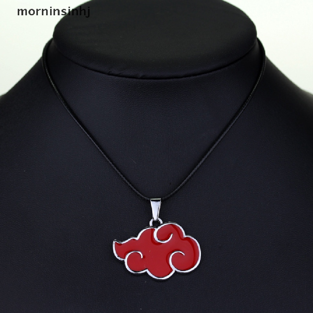 Kalung Liontin Mornin Gaya Jepang Warna Merah Untuk Pria Dan Wanita