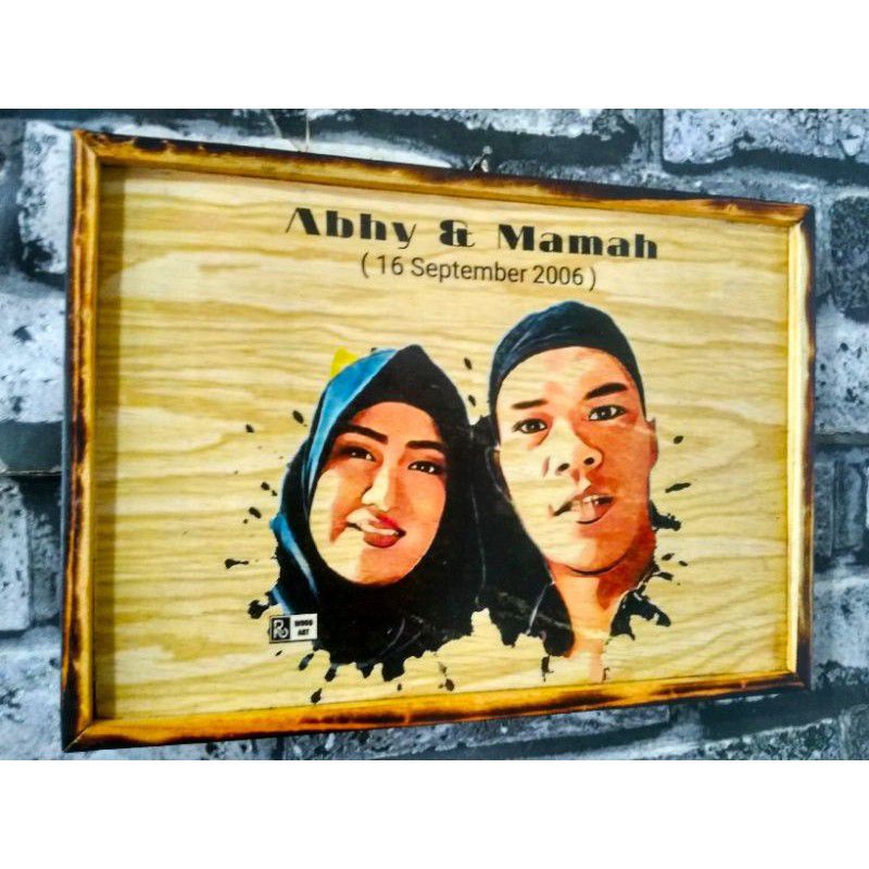 LUKISAN KAYU JATI BELANDA