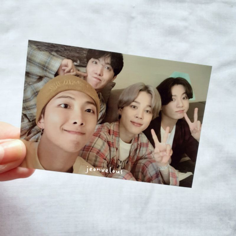 official bts photocard eco bag BE unit namseokjikook pc eco bag
