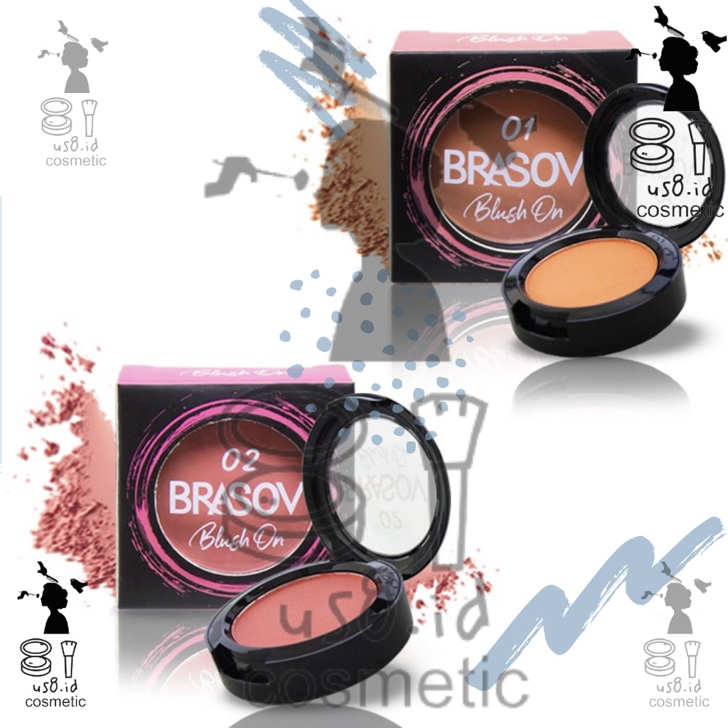 BRASOV BLUSH ON PEMERAH PIPI MATTE ORIGINAL BPOM