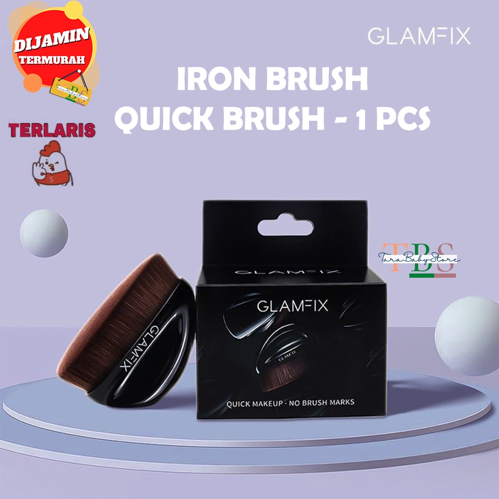 TERMURAH Glam Fix Iron Brush Foundation Brush