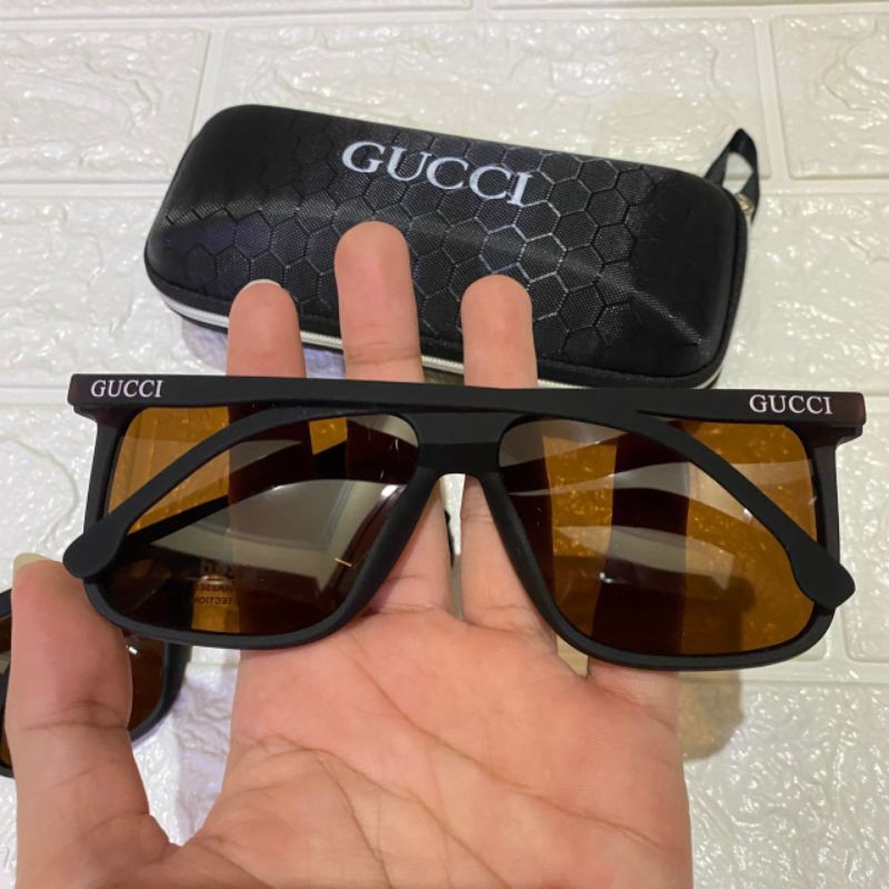 Kacamata Gucci Brown 100% Original