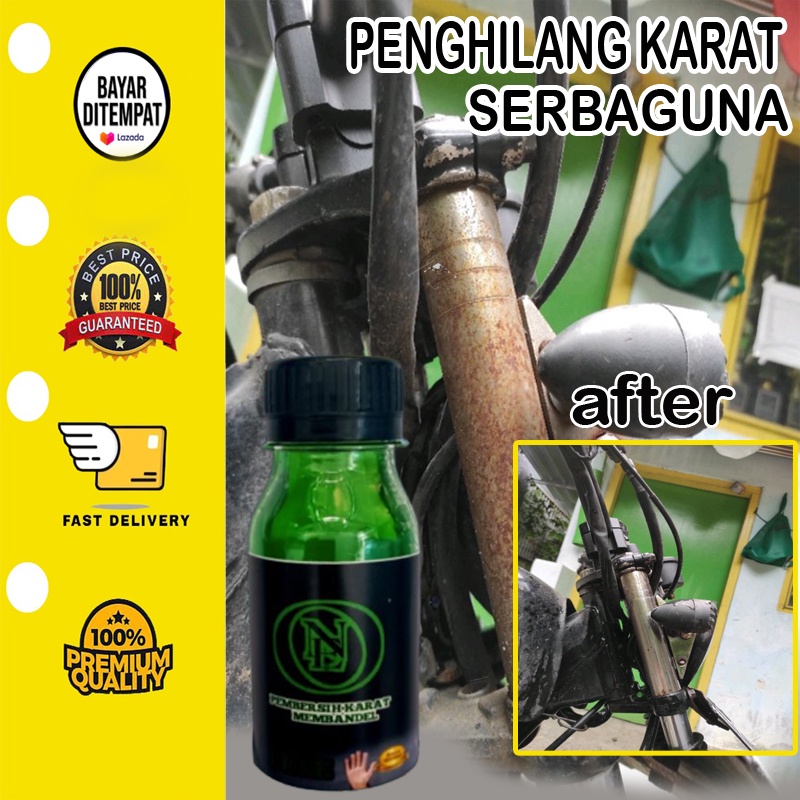 [BISA COD] Penghilang Karat 30 ml penghilang karat besi motor  cairan penghilang karat pembersih karat pembersih karat mesin motor  cairan pembersih karat cairan penghilang karat mesin motor penghilang karat stainless