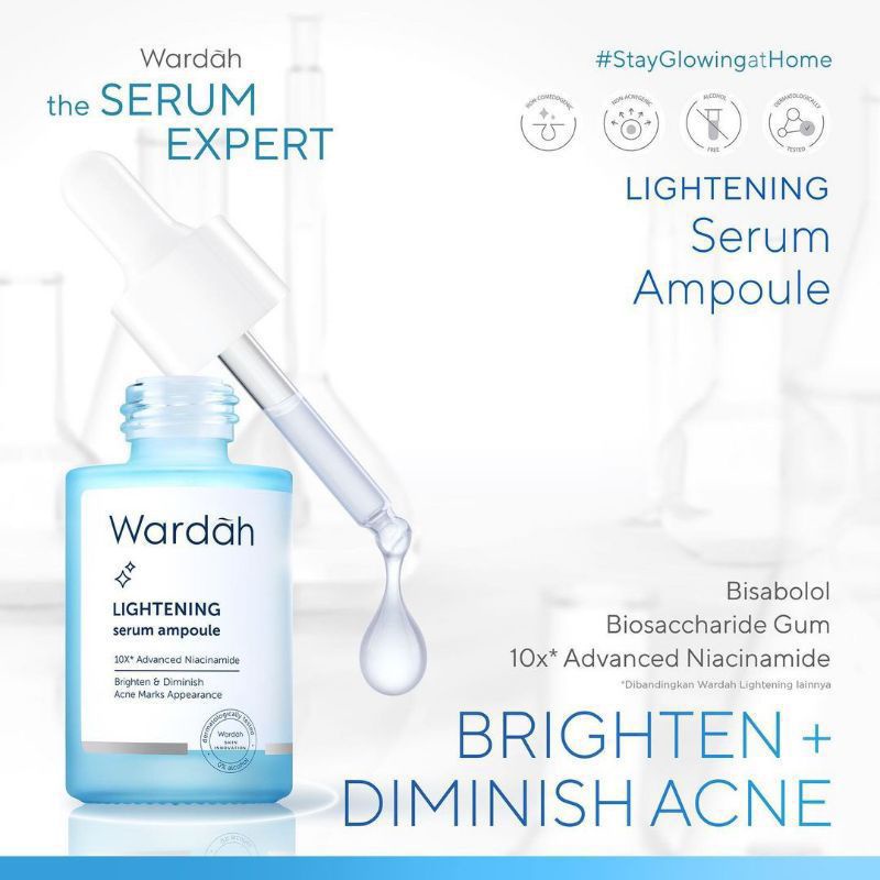 wardah Lightening Serum Ampoule 30 ml Original 100% Promoo