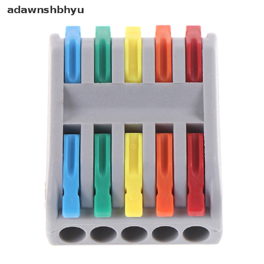 Konektor Kawat adawnshbhyu 5PCS PCT-222 Terminal Block Conductor SPL-2/3Termina Push-In