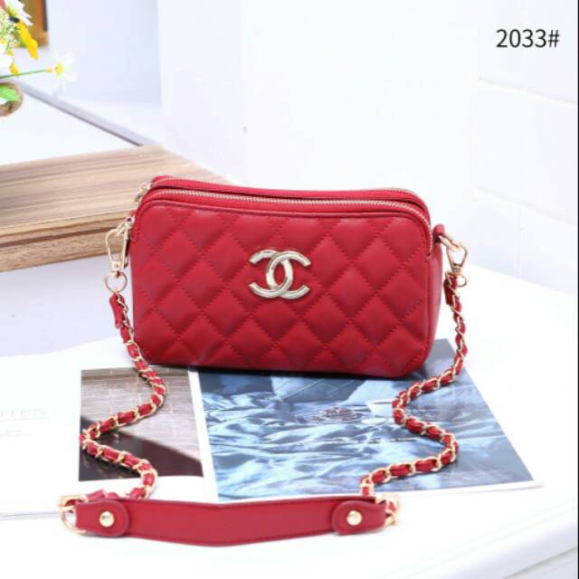 Tas selempang wanita CHANEL import murah | shelaashop 👜