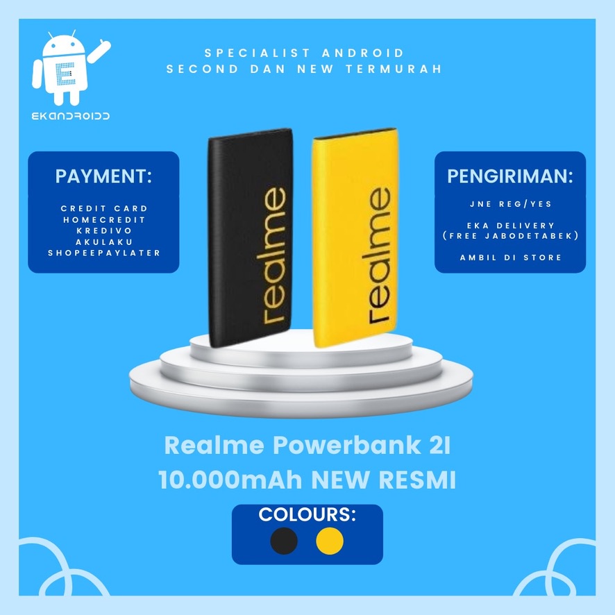 REALME POWERBANK 2I 10.000MaH NEW RESMI