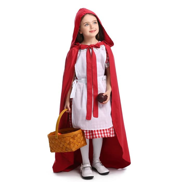 RED RIDING HOOD 5 costume cosplay haloween kostum anak