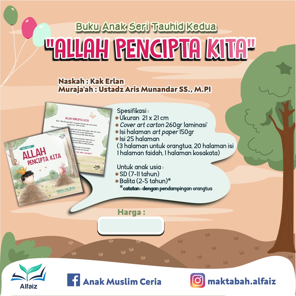 Serial Tauhid: Allah Pencipta Kita karya Kak Erlan