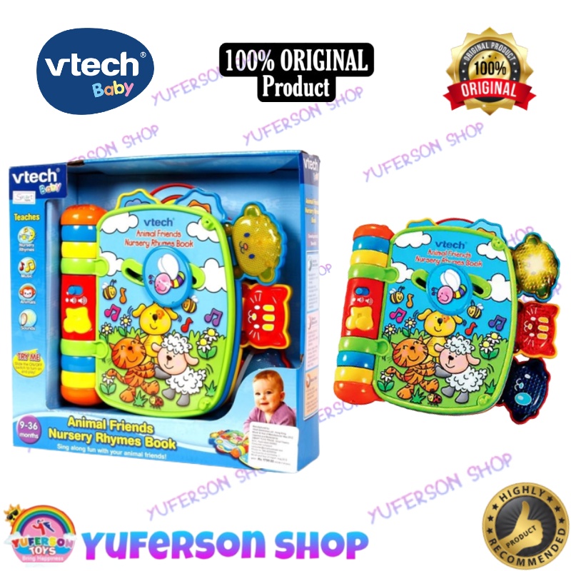 Jual VTECH ANIMAL FRIENDS NURSERY RHYMES BOOK | Shopee Indonesia