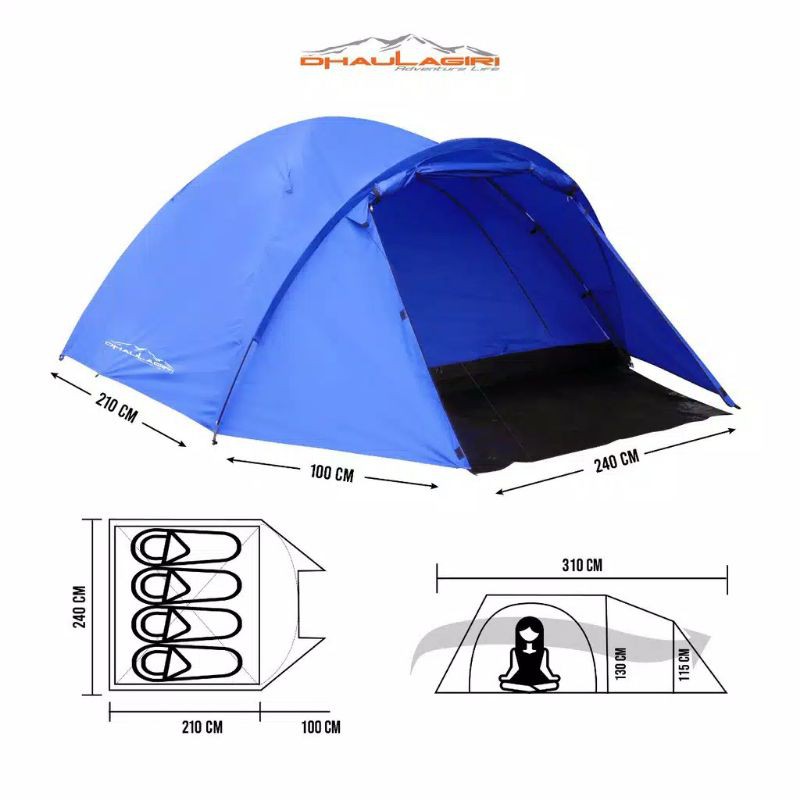 tenda 4p dhaulagiri tent atau tenda Terra 45