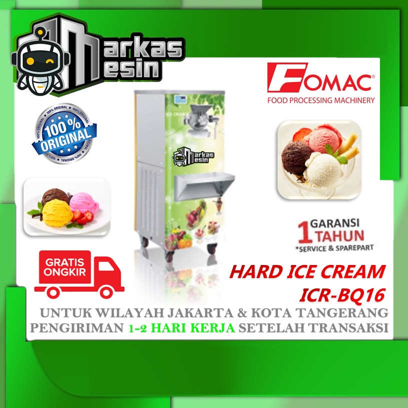 Mesin Hard Es krim / Hard Ice Cream ICR-BQ16 FOMAC
