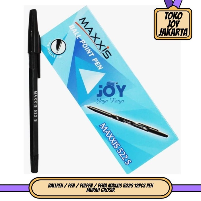 

Ballpen / Pen / Pulpen / Pena Maxxis 522s 12pcs Pen Murah Grosir