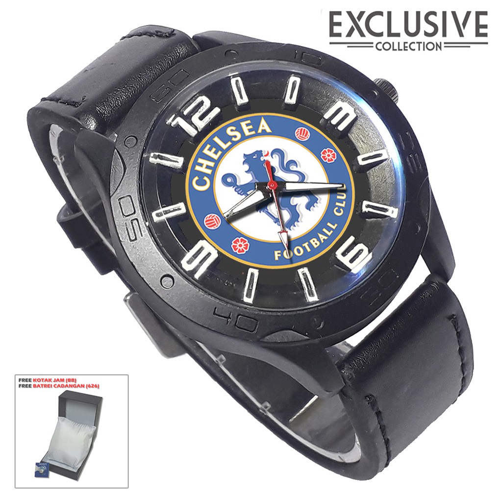 Jam Tangan CHELSEA Kalep Hitam (Exclusive)