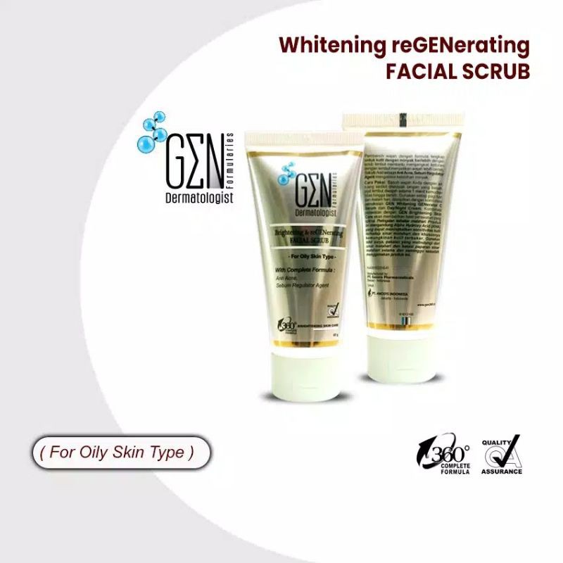 GEN Whitening &amp; Regenerating Facial Scrub