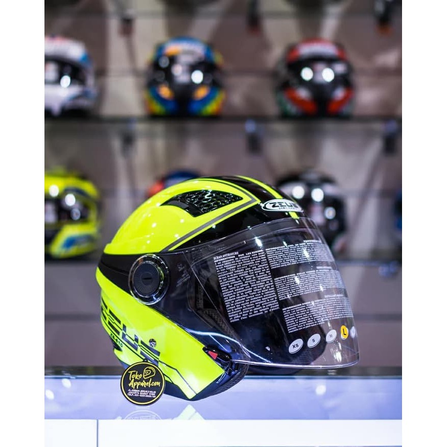 HELM HALF FACE ZEUS ZS-610 ZYELL/0017 BLK