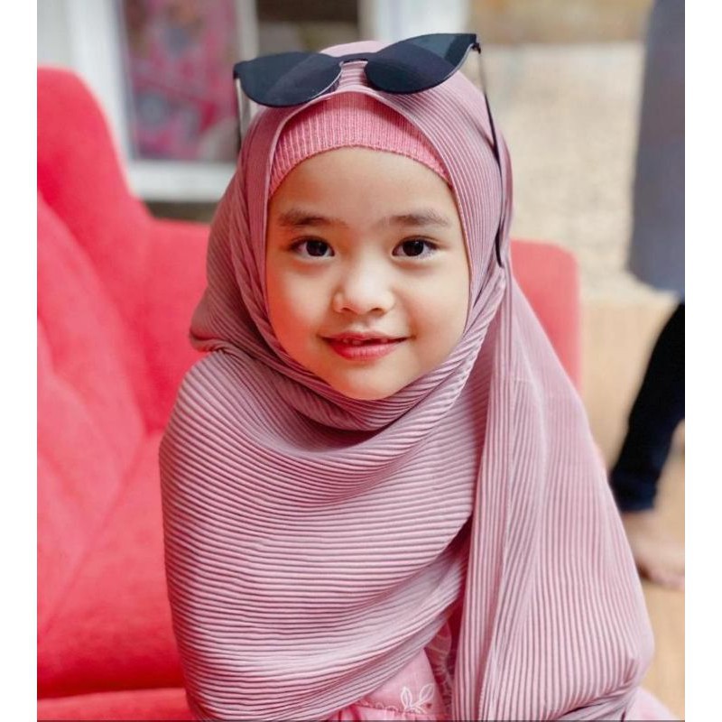 [NEW]  PASHMINA PLISKET ANAK FULL CERUTY BABY DOLL PREMIUM 3-7 THN