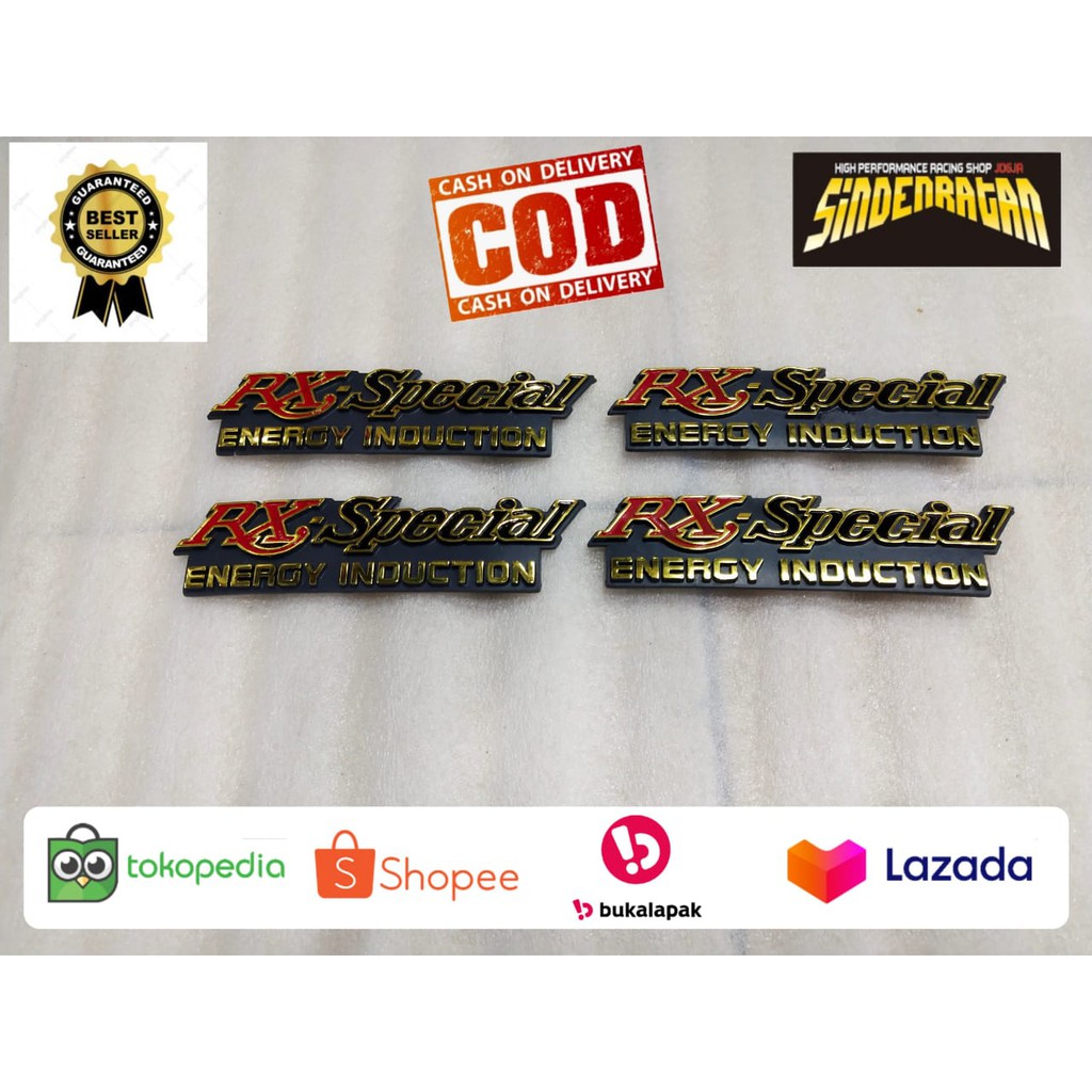 EMBLEM LOGO KEMPOL SAMPING RX SPECIAL SET