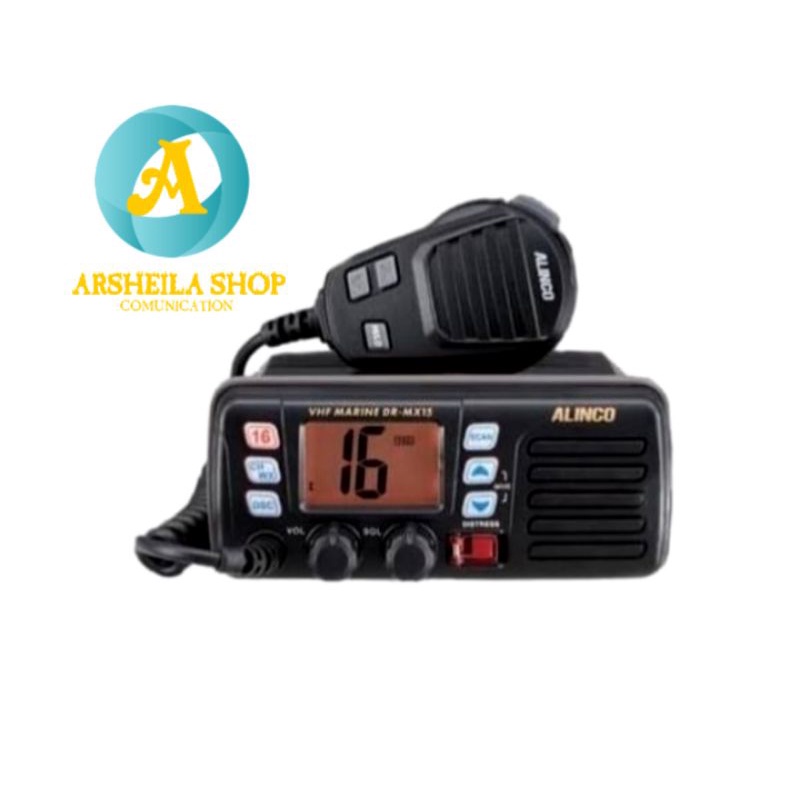 Radio rig marine vhf alinco DR MX 15 murah radio kapal
