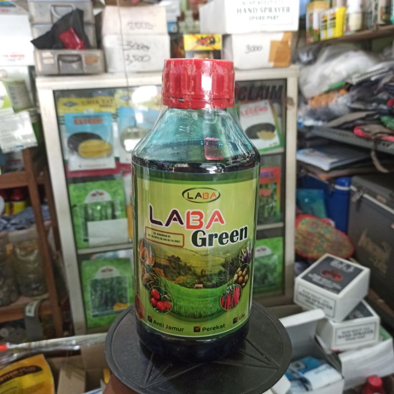 LABA GREEN 1 LITER PUPUK PELENGKAP CAIR PLUS Ga3, PEREKAT, ANTI JAMUR