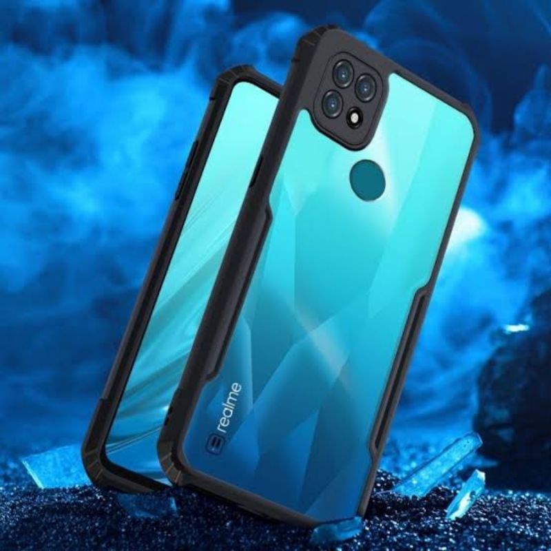 Case Protect Fuze Transparan Realme C21Y/C12/C25/C35 Shockproof Protect Camera