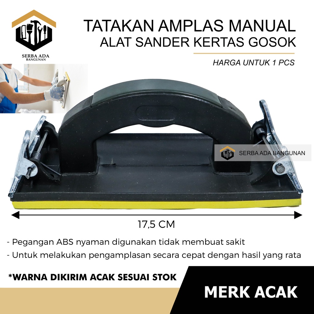 Pad Holder / Tatakan Amplas / Sandpaper Holder / Gagang Amplas Gerinda