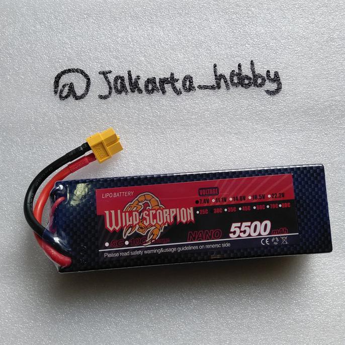 Wild Scorpion Nano 5500Mah 2S 30C Hardcase