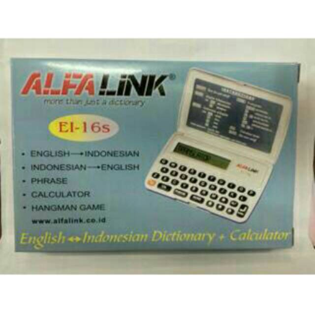 Kamus electronic bhs indonesia-english,ALFALINK EI-16S.#BEST SELLER