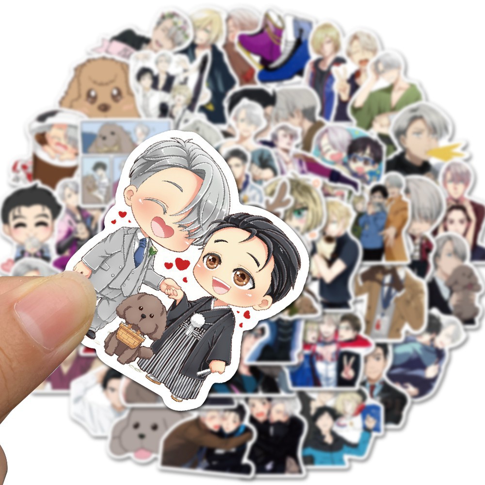 YI001 – Sticker / Stiker Anime Jepang Yuri on Ice