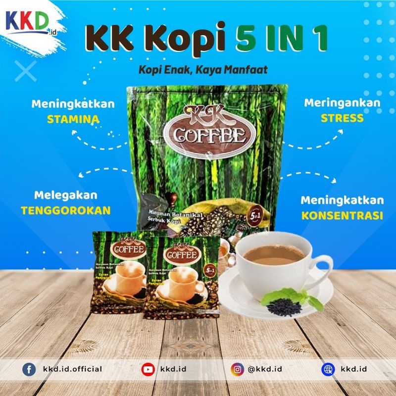 

Kopi kesehatan habatusauda dan Gongseng amerika/Kopi 5In 1 KK