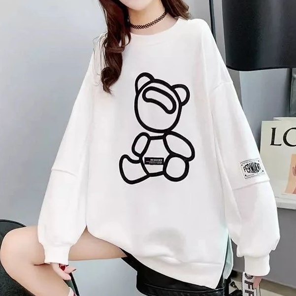 Cute Baby Oversize Sweater - Sweater Hoodie Oversize Wanita