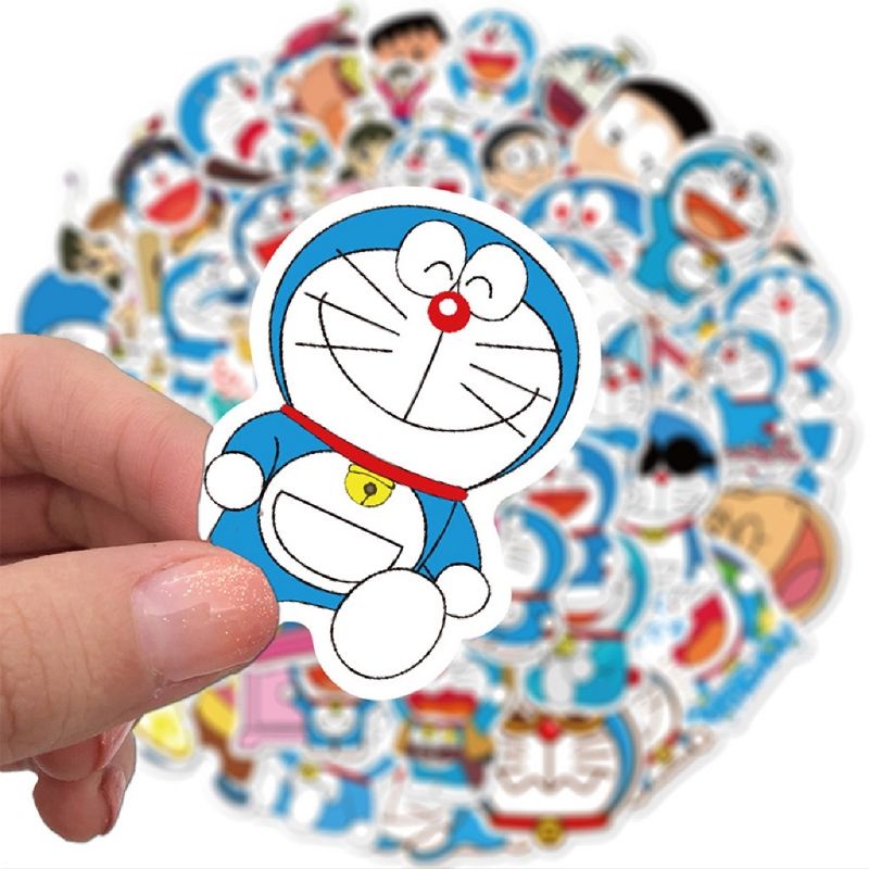 

12pc Stiker Doraemon Sticker Nobita Jurnal Diary Scrapbook
