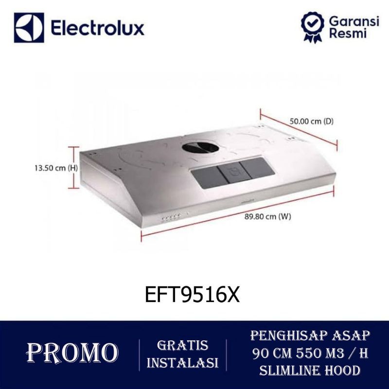 COOKER HOOD ELECTROLUX EFT9516X/K
