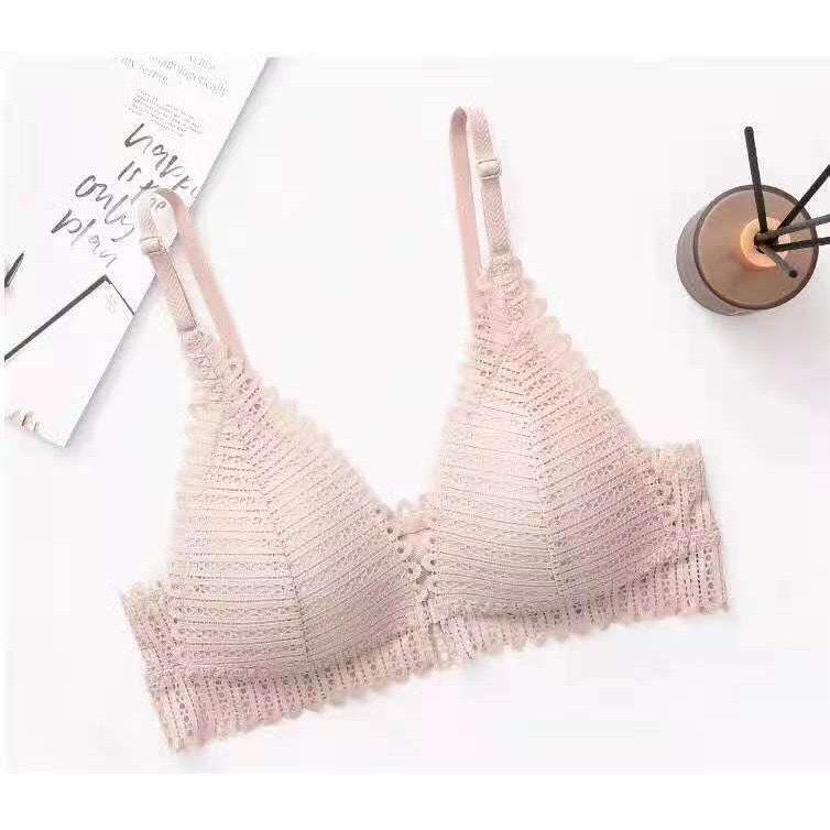 [ LINGERIE MASTER ] - (B-38) High Premium Quality BRA BH Push Up Tanpa Kawat Pakaian Dalam Wanita Nyaman-B-38 Pink