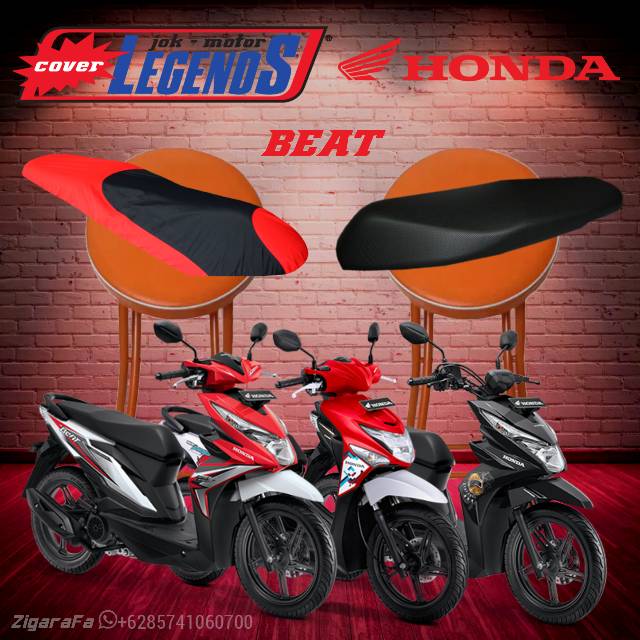 Mantel Jok BEAT New Anti Air / Cover Sarung Jok Motor Type Standar / Modifikasi