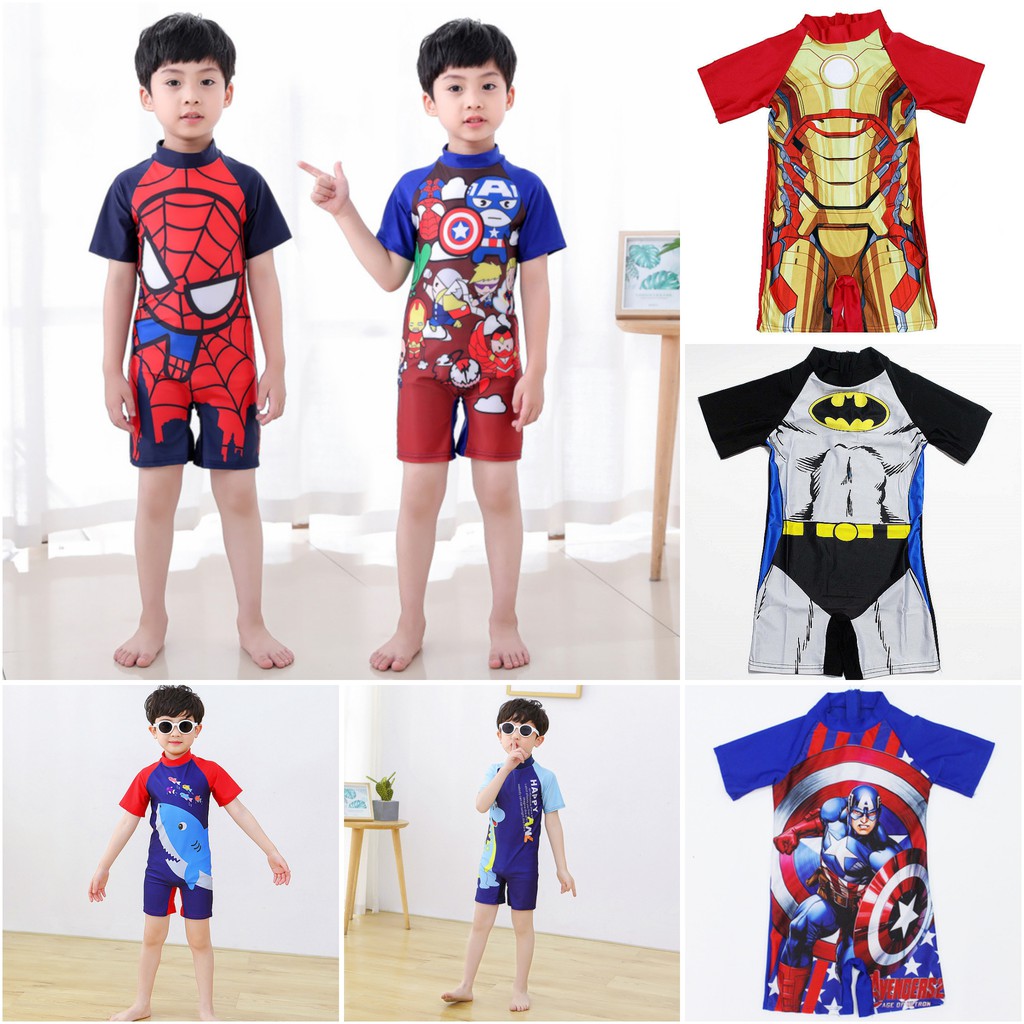 BR2-Baju Renang Anak Import Cowok Laki Laki Karakter