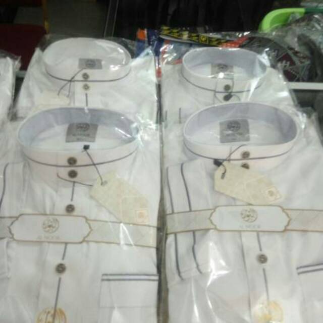 Jubah Al Noor putih rilis terbaru