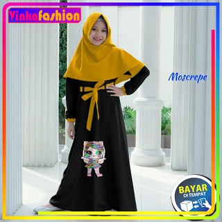 Baju Gamis Anak Cewek Pakaian Perempuan Muslimah Alqomah Baju Gamis Anak Cewek Pakaian Perempuan Muslimah Alqomah