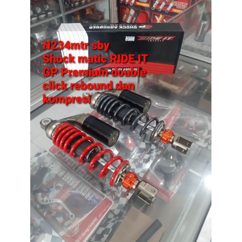 Shock tabung matic RIDE IT GP Premium stelan double click vario mio beat scoopy lexi