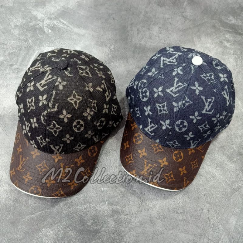 topi  LV Monogram baseball topi premium impor unisex