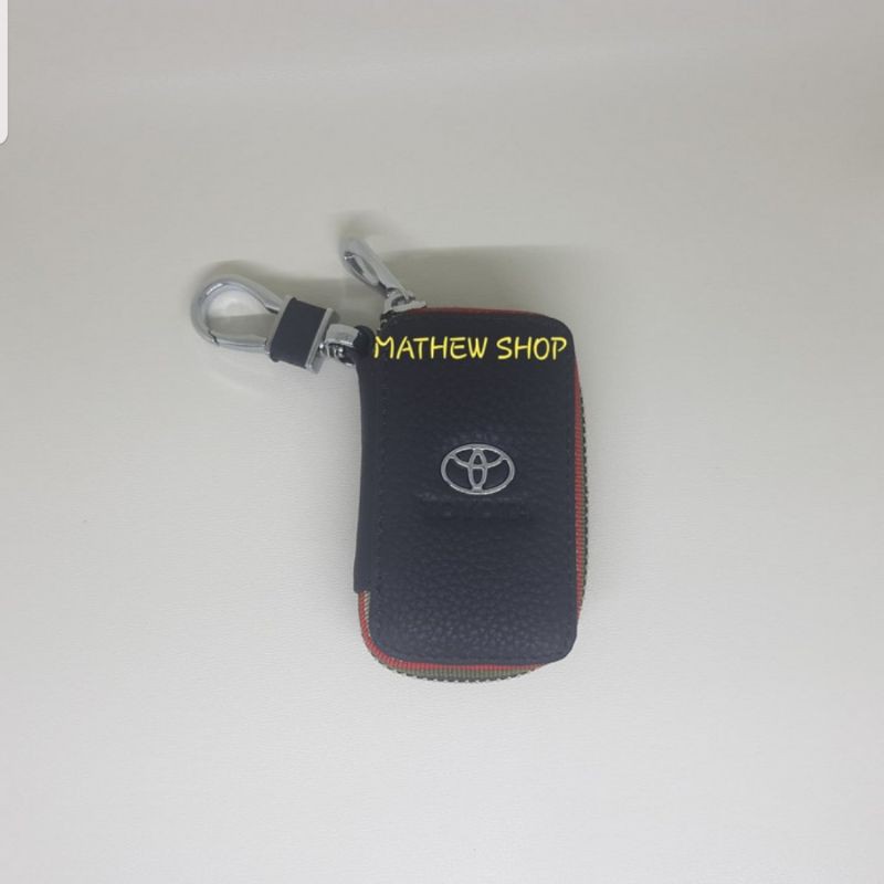 Dompet Stnk Kulit Mobil Logo Toyota Fortuner / Gantungan Kunci Model Dompet Stnk Toyota /Dompet Stnk
